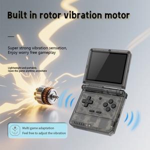 새로운 게임 V90s 레트로 플립 휴대용 플레이어 3.5 인치 접이식 오픈 소스 콘솔 포켓 미니 비디오