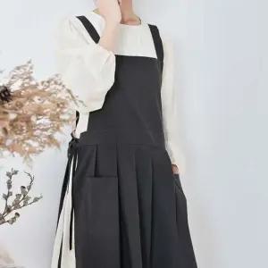 레이어드 앞치마 린넨 어린이집 유치원 원피스