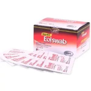 소독용솜 알콜 이올스왑 일회용 에탄올 블랙 100매 소독솜 알콜솜 알코올솜