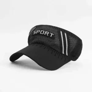 스포츠 썬캡(블랙) 바이저모자 골프캐디모자