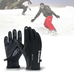 겨울 스마트폰터치 방한 보온 방수 자전거 기모장갑