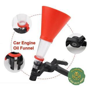 범용 자동차 엔진 오일 깔때기 세트 정밀 클램프 누출 방지 PVC 번거롭지 않은 자동 충전 유지 보수를 위한