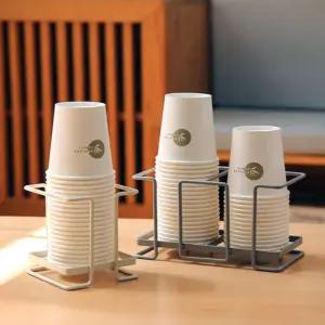 종이컵홀더 카페 사무실 주방 컵 보관 정리 디스펜서 종이컵홀더