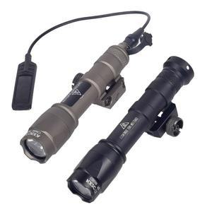 강력한 M300A M600C 전술용 건 라이트 AR15 HK416 M4 헌팅 스카우트 라이플 LED 플래시라이트 야외 사냥용