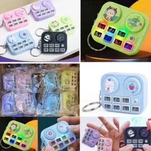 1p 미니머신 뮤직불빛 디제잉 가방 키홀더 L (WFJSPPE)