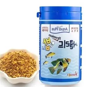 관상어 사료 필수 영양 공급 90g 구피 금붕어 전용 (WFJ7GHO)