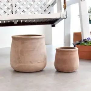 ksr 2개셋트.빈티지 아쿠아 토분화분 단지 1625 (WFJ7R4B)