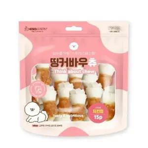 15P 치킨껌 강아지 띵커바우츄 380g 간식 헤세드요셉 (WFJ7H4N)
