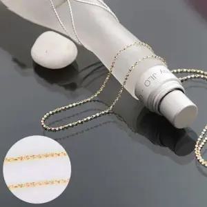 14K 반짝이 체인 골드 금 체인 목걸이 줄 W4C33E0