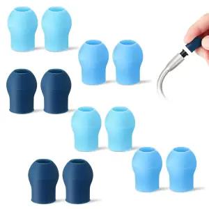 Avenuebool 12개 디지털 청진기 실리콘 이어팁 EKO CORE 500과 호환 보호 방진 설계를 위한 에코 액세서리