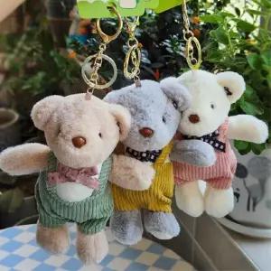 곰돌이 차 베스트 가방 인형 멜빨바지 키링 나 (WFJSQ0Q)