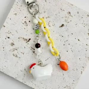 중복 닭계란키링 말복 보리별 기념품 꼬꼬닭 열 (WFJSPZV)