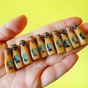 10 개 커피 병/미니어처 음식/식기류/인공/요정 정원 그놈/테라리움/입상/인형 집 장식/모델 장난감