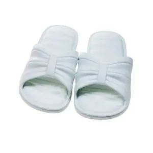 커밍 슬리퍼 리본 신발 민트 거실화 (WFJ7T52)