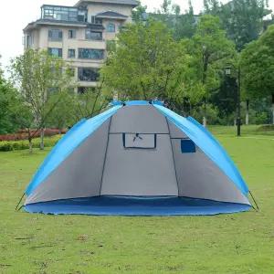휴대용 2인용 그늘막텐트 자외선 차단