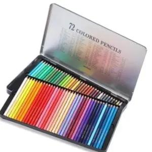 고품질 색연필 72색 색칠용 학용품 디자인 색칠공부 도구 (WFK6NPD)