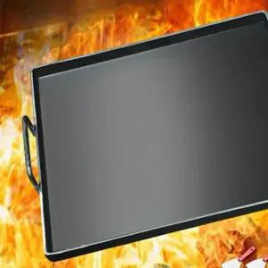 업소용 철판 떡갈비 떡볶이 불판 호떡 곱창볶음 스테이크 사각 전판 음식점 식당 그릴