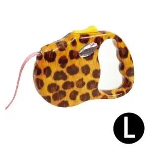 자동줄 L 레오파드 패션자동줄 강아지 프리고 (WFJ7U75)