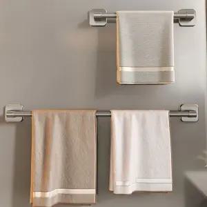 (신상꿀템) 무타공 수건걸이 거치대 욕실 수건걸이대 수건걸이 수건거치대