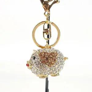 하트 보석돼지 열쇠고리 키홀더 키링 W45AF39