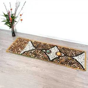 실내 조약돌 지압 자갈 맨발 마사지 깔판 옥돌 걷기 자극