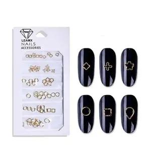 6종 1개 네일 크롬파츠 X10세트 네일팁 네 (WFK9CJF)