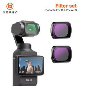 DJI호환 오즈모 포켓 3 크리에이터 콤보 액세서리용 마그네틱 ND/CPL 필터 세트  액션 카메라 중성 밀도