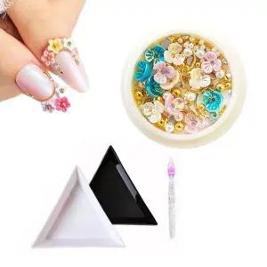 네일스톤 플라워파츠 스톤 네일 픽커 7종 삼각 (WFK9CLG)