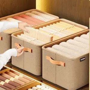 칸칸이 속옷 옷정리함 튼튼 접이식 수납함 보관트레이 브래지어정리함