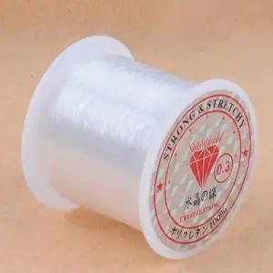 다용도 투명 낚시줄 공예 비즈 작업용 실줄 비즈실 (WFK9ER4)