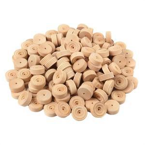 100개 나무 장난감 바퀴 미니 트레드 스타일 DIY 공예 프로젝트 or 자동차 모델용