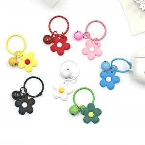 꽃모양 무선 참 이어폰 귀여운 키링 WF6B2E0