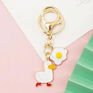 계란후라이 아크릴 열쇠고리 인형 WF553C4