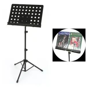 악보거치대 철판보면대 206 지휘자보면대 악보대받침 악보대 2단 (WFK9LS9)