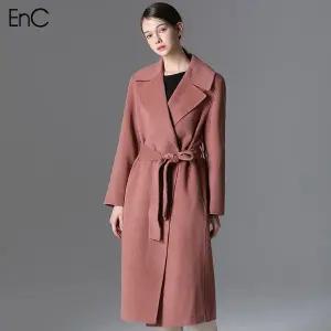 EnC 핸드메이드 롱 울코트