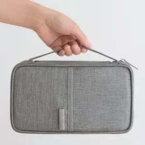 고품질 여권 멀티 케이스 카드 지갑 파우치 여행 대형 (WFK9FPV)