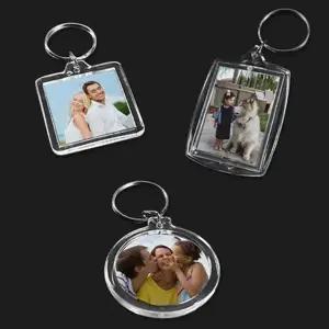 미니 사진액자 아크릴 열쇠고리 키링 키홀더 장식 (WFK9FLX)