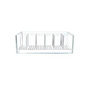 어항 분할 칸막이 수조 치어망 베타 탱크 구피 격리 6칸 수조+뚜껑+분리선반