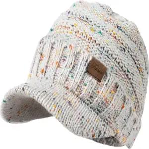 여성용 겨울 모자 - 두껍고 따뜻한 스타일의 니트 비니 부드러운 신축성 귀여운 바이저 포함