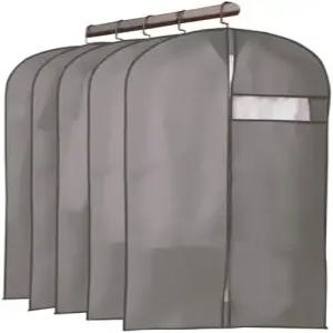 지퍼 의류 가방 - 방수 방진 부직포 보관 여행 옷장 정리에 이상적입니다