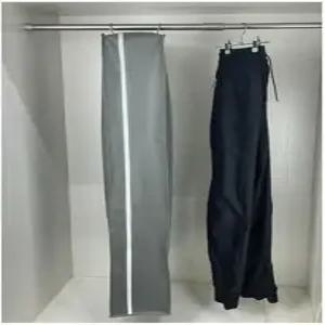 바지와 옷 스타일리시한 회색 의류 가방 - 옷장과 옷걸이 부직포 지퍼 커버 여행 정리 궁극의 보관 솔루션