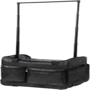 엘리트 댄스 기어 23인치 댄스백 의류 랙 커버 포함 여행 댄서 의상 롤링 더플백 휠이 달린 대회 가방