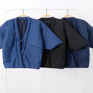 일본한텐 실내방한복 실내유카타 기모노 겨울잠옷 다크그린