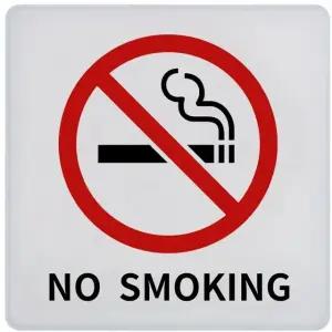 금연 금연구역 플라스틱 스티커 (WFK9ZN0)