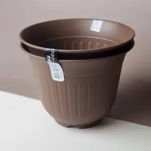 미니 초콜렛 플라스틱 화분 실내 정원 꾸미기 소품 (WFKA8CM)