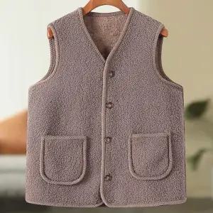 빅사이즈 수면 여성 베스트 엄마조끼 조끼 양털 인기템 포켓 겨울 방한 따뜻한조끼 시즌추천 뽀글이