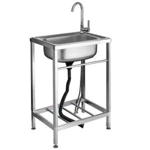 이동식 야외싱크대 스테린리스 탕비실 개수대 주방