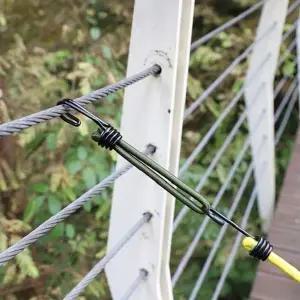 캠핑 스트레치코드 텐트 타프 탄성 로프 끈 고리 스트레치코드 카키 (WFKAEX4)