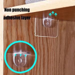 라포식 선반 브래킷 접착제 손톱 옷장 주방 교수형 파티션 비 펀칭