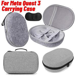메타 퀘스트 3 VR 액세서리용 휴대용 EVA 하드 쉘 박스 보관 가방  케이스